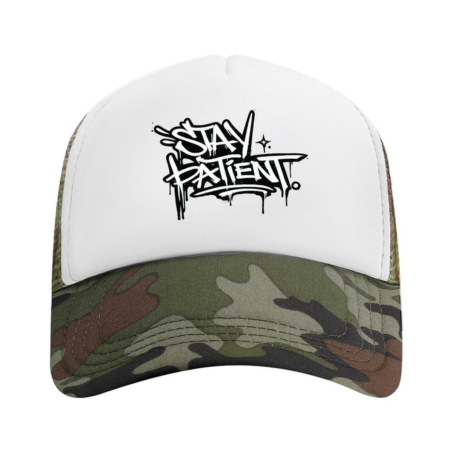 Stay Patient — Graffiti Streetwear Trucker Cap