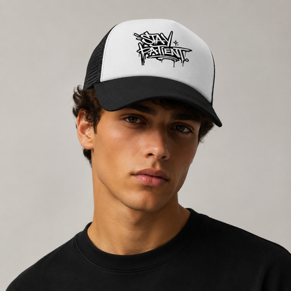 Stay Patient — Graffiti Streetwear Trucker Cap