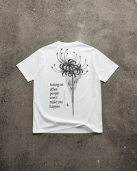 Bloom in Silence | Minimal Grunge Streetwear Graphic T-Shirt