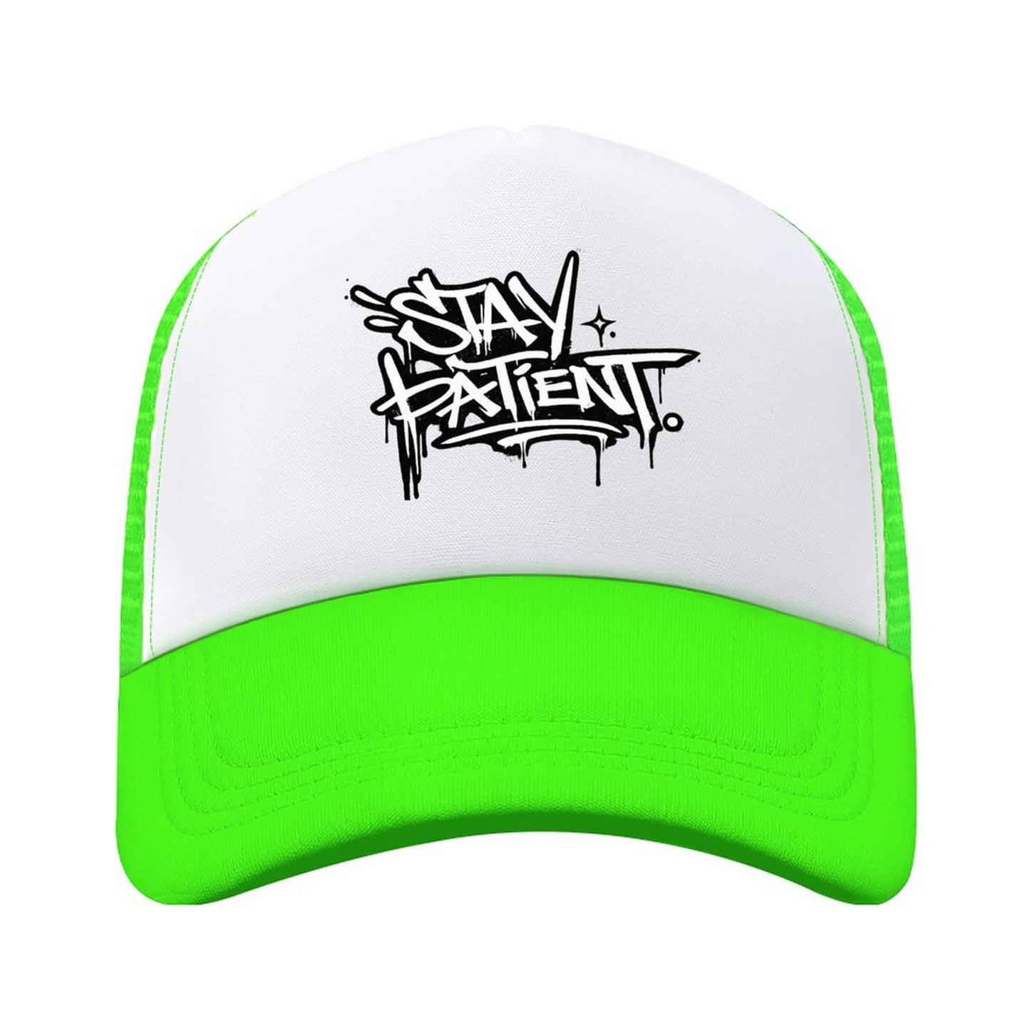 Stay Patient — Graffiti Streetwear Trucker Cap