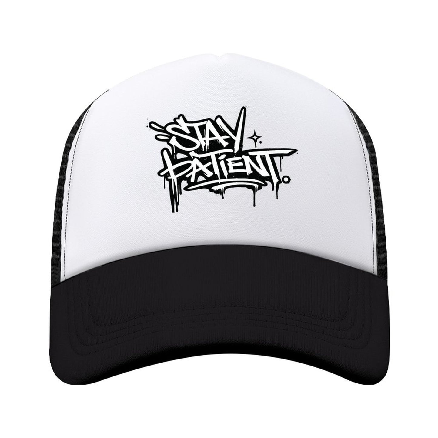 Stay Patient — Graffiti Streetwear Trucker Cap