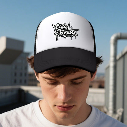 Stay Patient — Graffiti Streetwear Trucker Cap