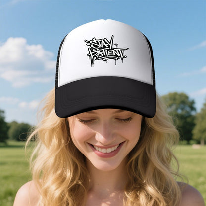 Stay Patient — Graffiti Streetwear Trucker Cap