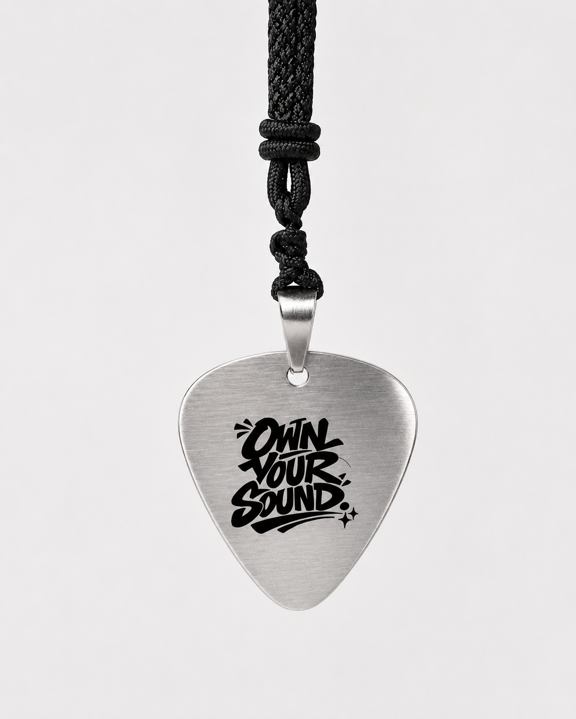 Own Your Sound — Graffiti Guitar Pick Necklace