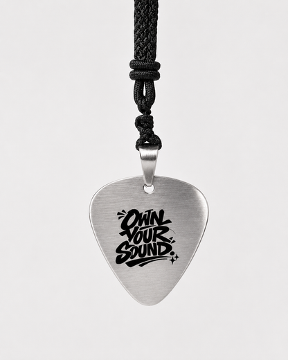 Own Your Sound — Graffiti Guitar Pick Necklace