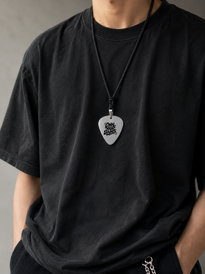 Own Your Sound — Graffiti Guitar Pick Necklace